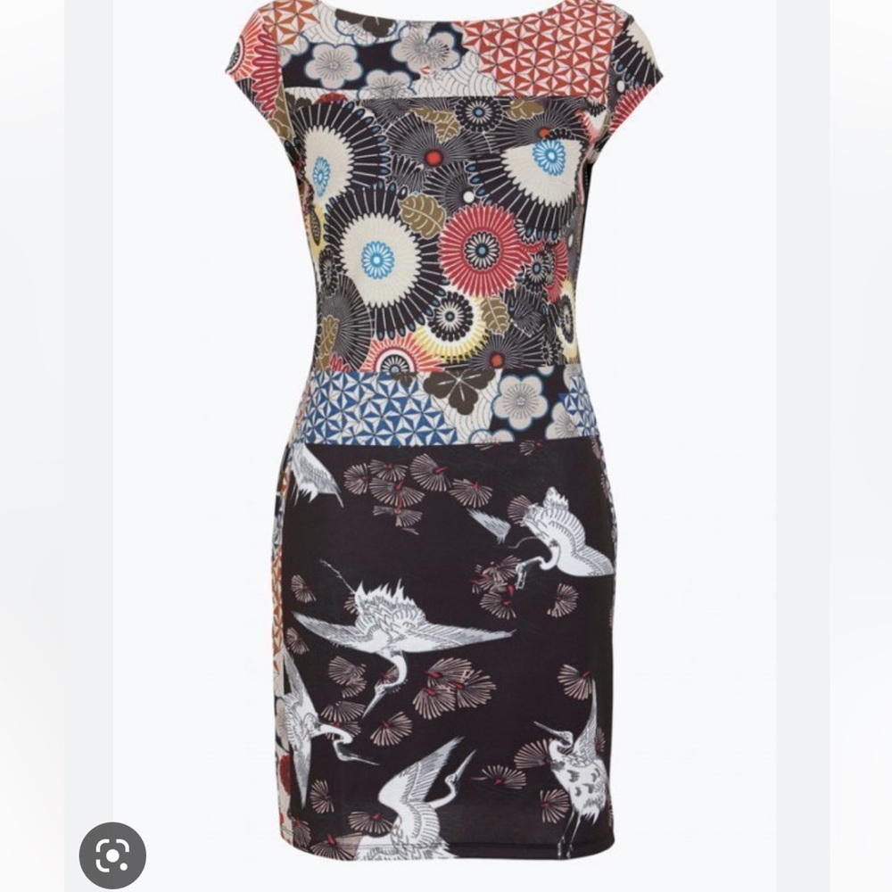 NWT Desigual Damaris Dress Print new